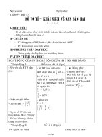 Giáo án Đại số 7 tuần 9 tiết 17: Số vô tỉ – Khái niệm về căn bậc hai