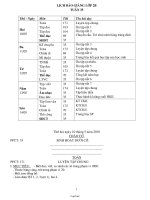 Giáo án tổng hợp Tuần 35 - Lớp 2