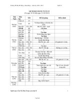 Thiết kế bài học khối 1 - Tuần 23 - Trường TH Đạ M' Rông