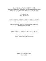 Ứng dụng phân tích dữ liệu lớn trong thương mại điện tử góc nhìn từ phía doanh nghiệp và khách hàng 