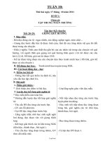 Giáo án tổng hợp lớp 3 - Tuần 10 năm học 2011