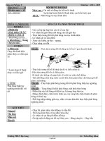 Giáo án môn Thể dục lớp 6 - Tiết 44: Nhảy cao : Ôn một số động tác bổ trợ kĩ thuật - Luyện tập hoàn thiện kĩ thuật nhảy cao kiểu bước qua