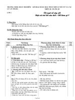 Giáo án Luyện từ và câu tiết 29: Từ ngữ về cây cối Đặt và trả lời câu hỏi: Để làm gì ?