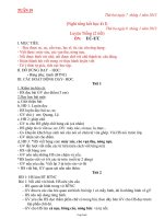 Thiết kế bài học khối 1 - Tuần dạy 19 năm học 2013