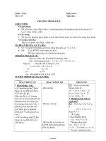 Giáo án Đại số 8 tiết 45: Phương trình tích