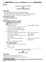 Giáo án Toán 4 - Tuần 28 - Năm học 2009-2010 - Phan Xuân Thảo