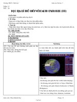 Giáo án môn Tin học 7 tiết 26: Học địa lí thế giới với Earth Explorer (tt)