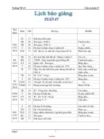 Giáo án các môn học lớp 2 - Tuần 17 - Trường TH AT