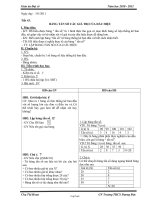 Giáo án môn học Đại số lớp 7 - Trường THCS Dương Đức - Tiết 43: Bảng tần số các giá trị của dấu hiệu