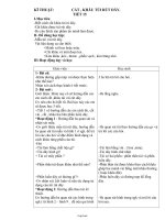 Giáo án Kĩ thuật 4 - Tiết 15: Cắt, khâu túi rút dây