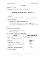 Giáo án môn Thể dục lớp 1 - Tuần 9 - Bài 9: Thể dục rèn luyện tư thế cơ bản