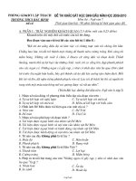 Đề thi khảo sát học sinh đầu năm học 2009-2010 môn thi : Ngữ văn 7 thời gian làm bài : 90 phút (không kể thời gian giao đề)