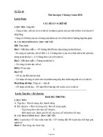 Giáo án Lớp 3 Tuần 19 đến 25 - Buổi 2