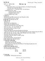 Thiết kế bài học khối 1 - Tuần 21 năm học 2011