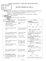 Giáo án môn học Hình học lớp 7 - Đỗ Thị Thanh Thảo - Tiết 45: Ôn tập chương II (tiết 1)