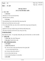 Giáo án môn Tin học 7 tiết 47, 48: Bài thực hành 8 ai là người học giỏi