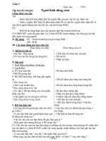 Giáo án Tập đọc Lớp 3 - Tuần 5-8 - Năm học 2010-2011