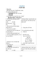 Giáo án Tổng hợp môn lớp 2 - Tuần 7 (chi tiết)