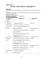 Giáo án Đạo đức 3 tuần 11: Ôn tập và thực hành kỹ năng giữa kỳ I