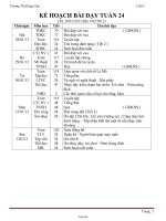 Giáo án lớp 3 Tuần học 24 - GV: Trương Thị Hồng Lắm
