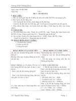 Giáo án Vật lý lớp 6 - Tiết 1 đến tiết 32