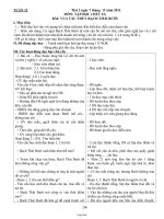 Giáo án môn học lớp 4 - Tuần dạy 12