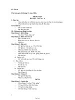 Giáo án các môn khối 1 - Tuần 10, 11