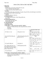 Giáo án môn học Đại số lớp 7 - Tiết 60: Cộng, trừ đa thức một biến