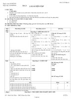 Giáo án môn học Đại số khối 7 - Tiết 60: Ôn tập chương IV