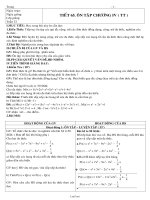 Giáo án Đại số lớp 7 tuần 32