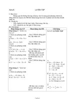 Giáo án Đại số 8 tiết 45 đến 64