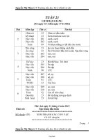 Giáo án Lớp 1 - Tuần 23 - GV: Nguyễn Thị Thùy - Trường tiểu học Vừ A Dính Cư Jút