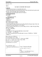 Giáo án tự nhiên xã hội lớp 2 - Bài 26: Một số loài cây sống dưới nước