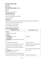 Giáo án Lớp 2 tuần 15 - Trường TH Hàm Ninh