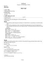 Giáo án Tin học Lớp 8 - Tuần 24 - Năm học 2009-2010