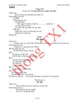 Giáo án các môn học khối 2 - Tuần thứ 1 - Trường TH Trường Xuân 1