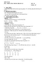 Giáo án Toán 1 - Bài: Phép cộng trong phạm vi 9