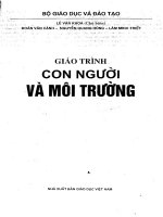 Giáo trình Môi trường và con người: Phần 1