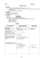 Giáo án Hình học 7 tiết 13 đến 19