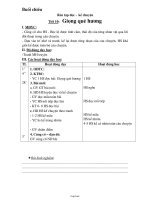 Giáo án Rèn tập đọc - Kể chuyện 3 Tiết 10: Giọng quê hương