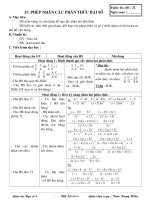 Giáo án Đại số 8 - GV: Trần Trung Hiếu - Tiết 32: Phép nhân các phân thức đại số
