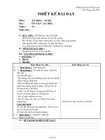 Giáo án Tin học 8 tiết 18: Luyện gõ phím nhanh với Finger Break Out