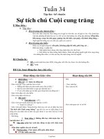 Giáo án môn học Lớp 3 - Tuần 34