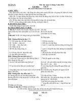 Giáo án môn học lớp 4 - Tuần dạy 27