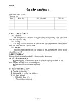 Giáo án Hình học Lớp 8 - Tiết 24: Ôn tập chương I - Năm học 2010-2011