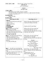 Giáo án lớp 3 Tuần thứ 30 tháng 4 năm học 2012