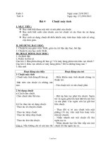 Giáo án Tin học 3 tuần 4: Chuột máy tính