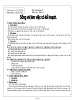 Giáo án Giáo dục công dân 7 tiết 19 đến 23