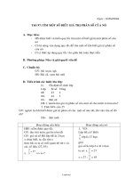 Giáo án môn Đại số 6 - Tiết học 97: Tìm một số biết giá trị phân số của nó