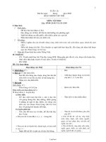 Giáo án lớp 6 môn học Sinh học - Tiết 34: Ôn tập học kì 1